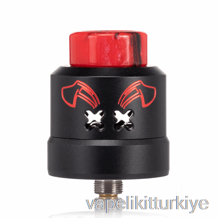 Vape Likit Hellvape ölü Tavşan Max 28mm Bf Rda Siyah Kırmızı